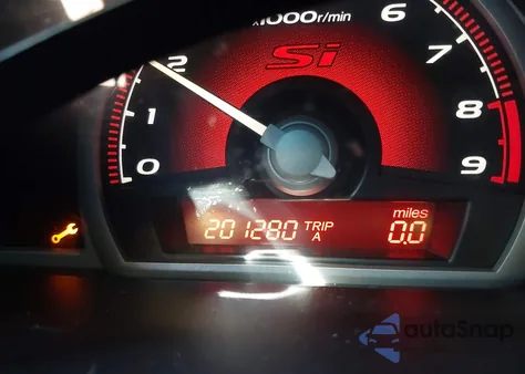 2007 Honda Civic Si из США, поврежденный, VIN 2HGFG21597H709982